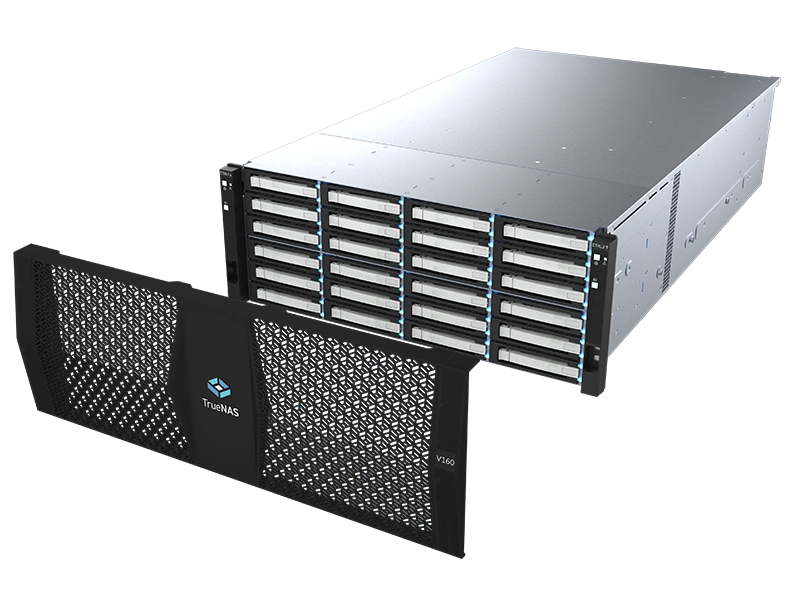 TrueNAS V-Serie 4HE Chassis mit Dual-Controller-Architektur